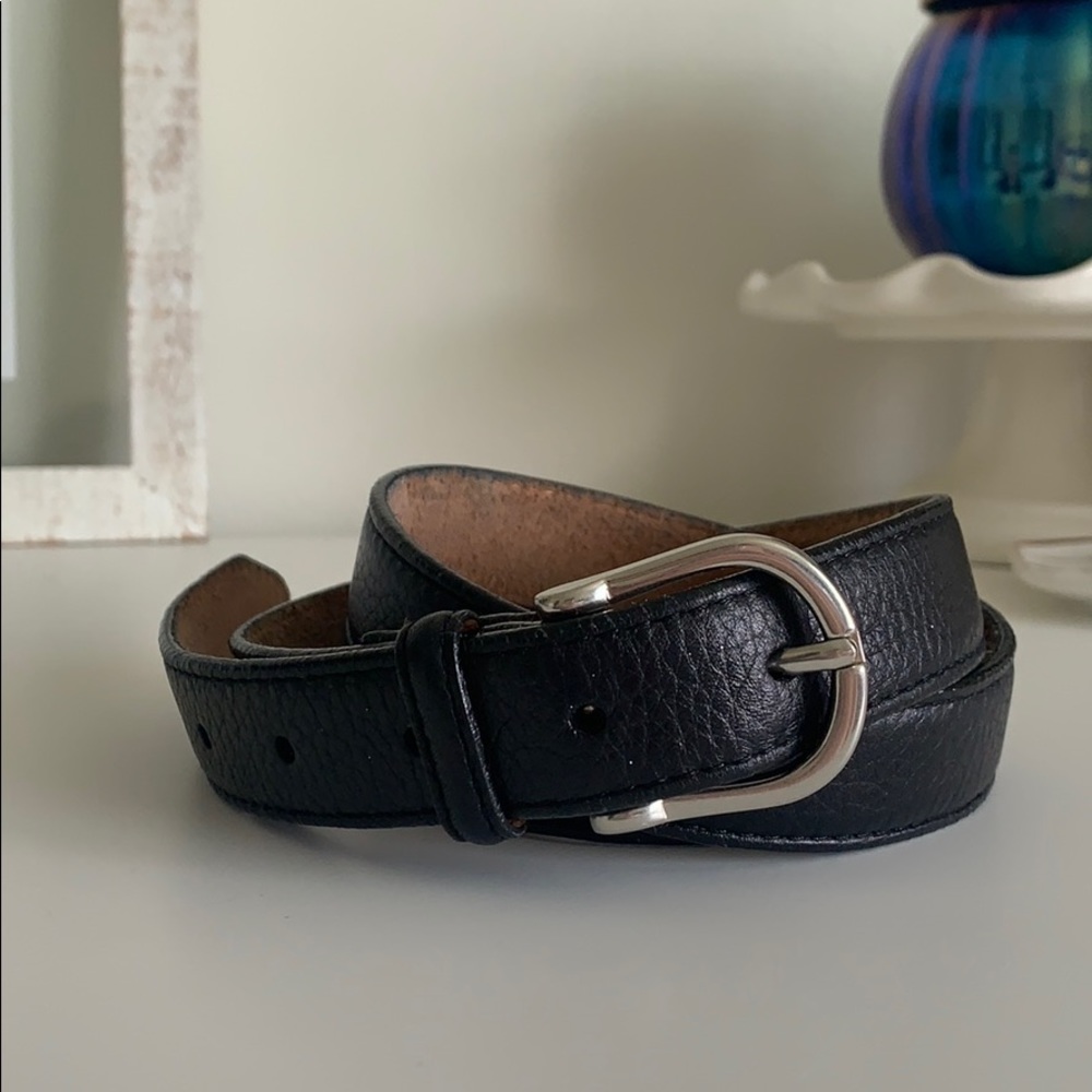 L.L.Bean Pebbled Leather Belt